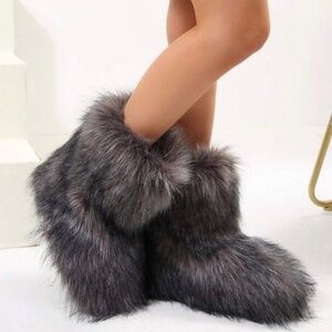 Stylish Personalized Winter Boots For Women - Adorable Spicy Girl Mid-Length Sno